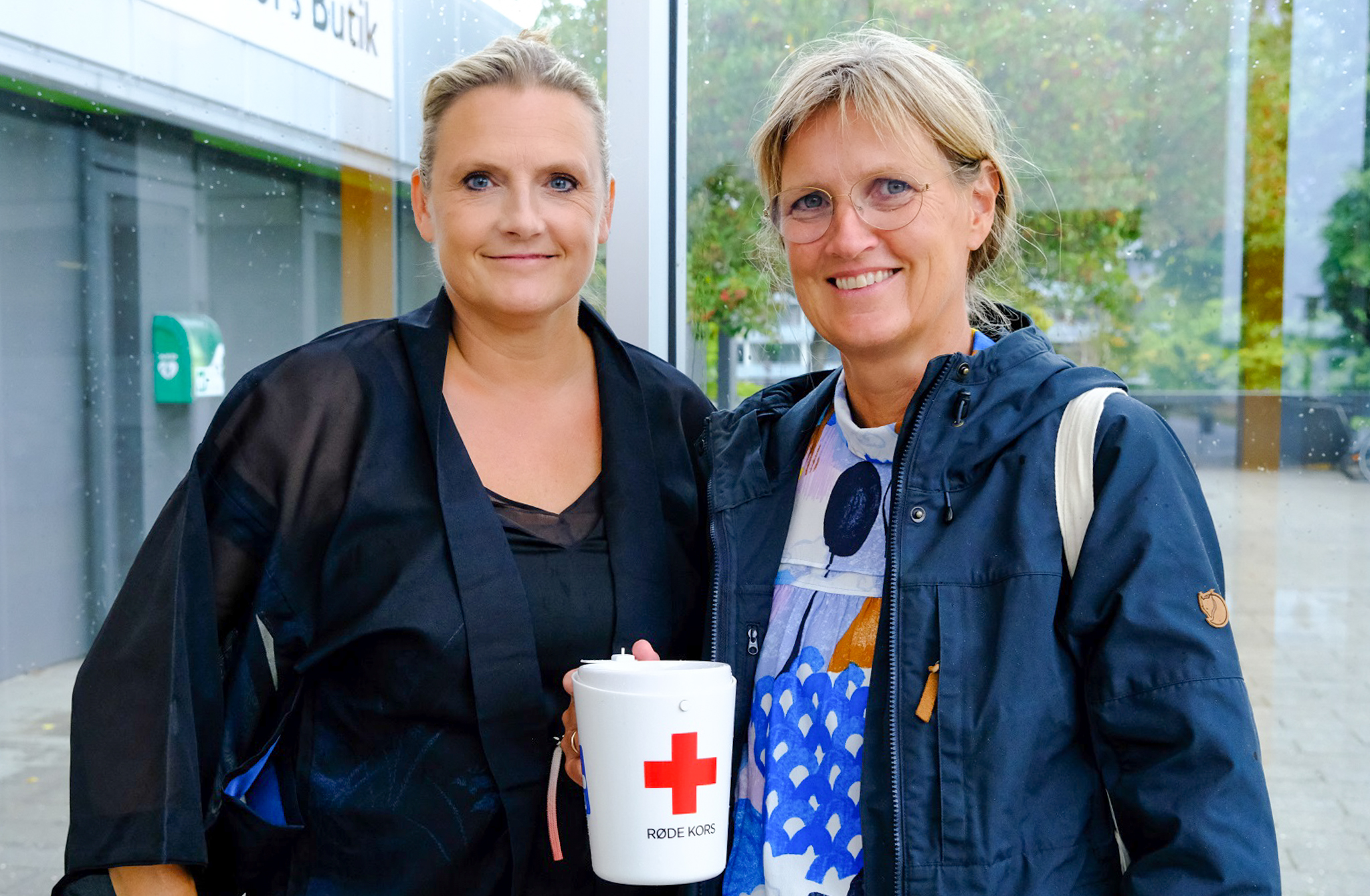 To indsamlere for Røde Kors